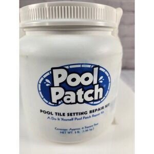 NEW White Pool Tile Adhesive Repair Kit - Quick-Dry, Strong Bond 3 Lb, 6 Sq. Ft.